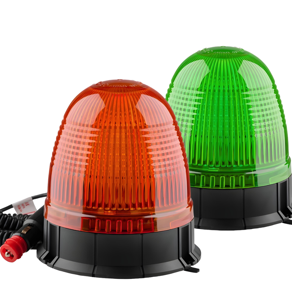 amber and green magnetic beacons