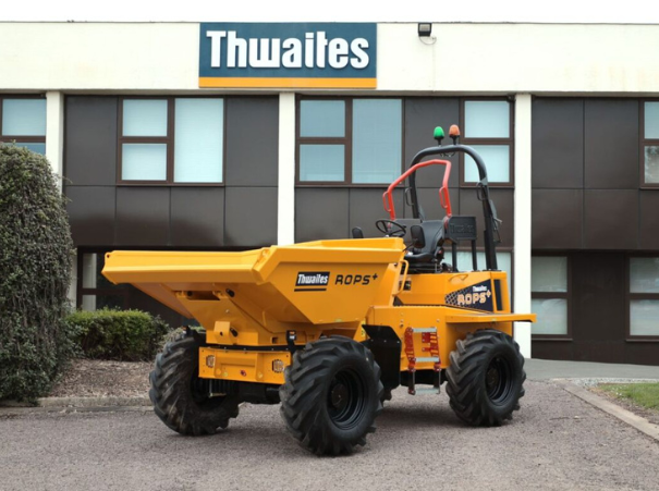 thwaites ROPS+ 6 tonne dumper outside Thwaites HQ