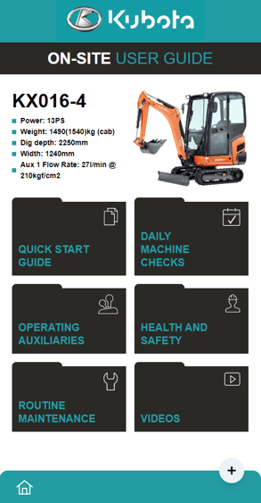 kubota onsite screenshot