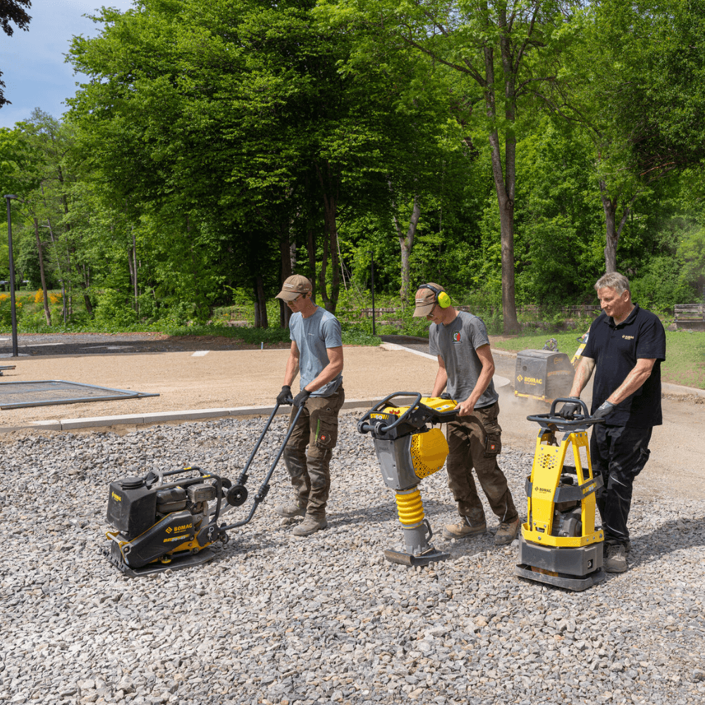 BOMAG BP 20_45 plate compactor alongside the BT60 and BR95 BOMAG BP 20_45 plate compactor alongside the BT60 and BR95