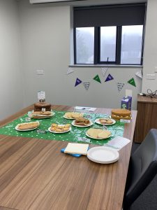 BTE's Macmillan Coffee Morning, cakes, cookies, flapjacks and Viennese whirls feature