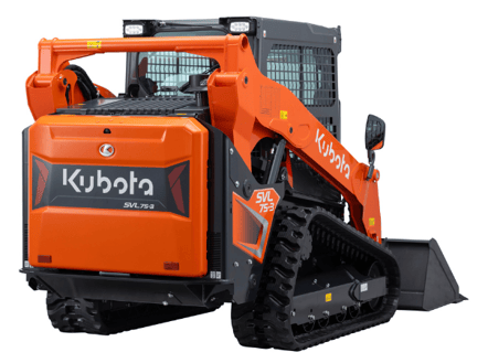 Kubota SVL75-3 no background rear right angle