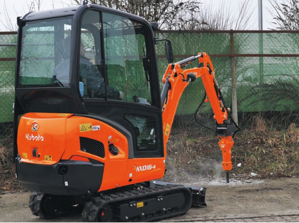Kubota KX016-4 working product image