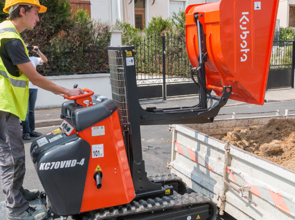 Kubota KC70vhd-4 hi tip tracked dumper