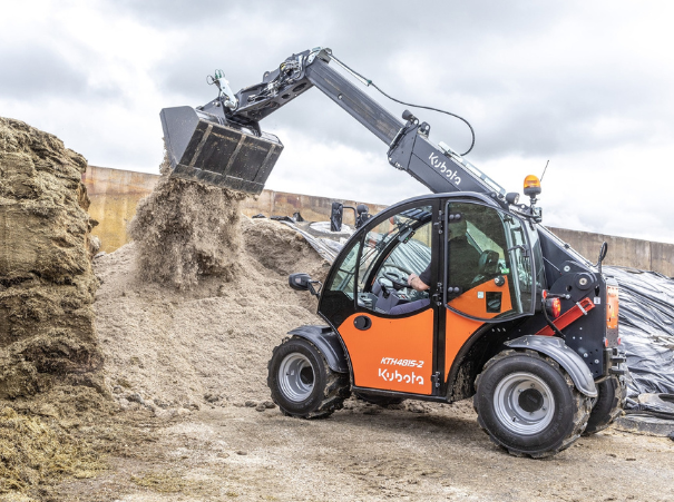 Kubota KTH4815-2 compact telehandler with bucket