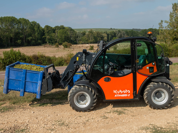 Kubota KTH4815-2 compact telehandler with pallet forks