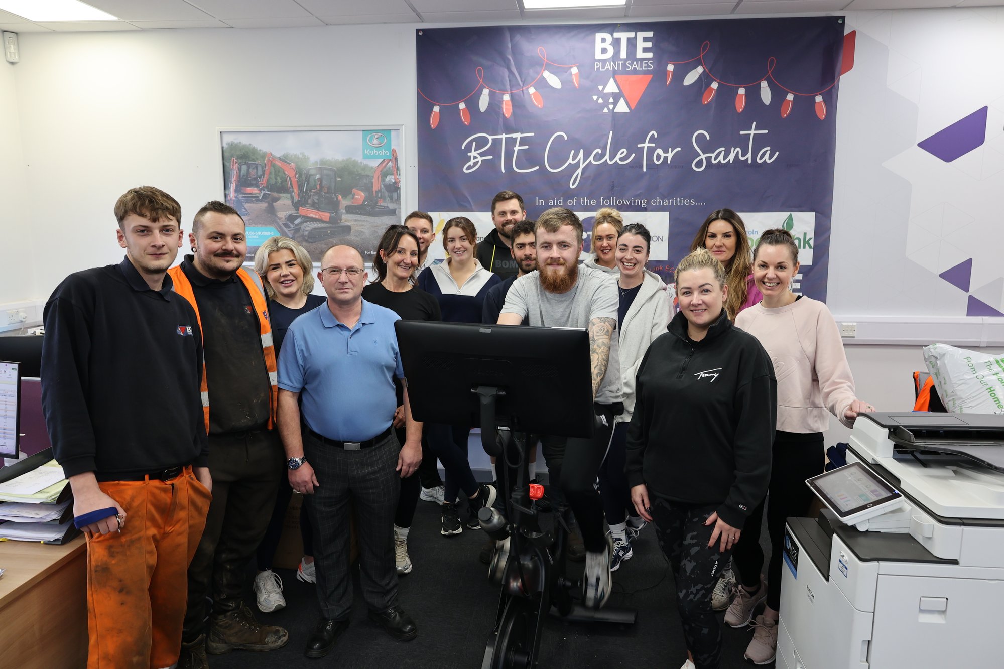 Cycle for Santa Team Photo