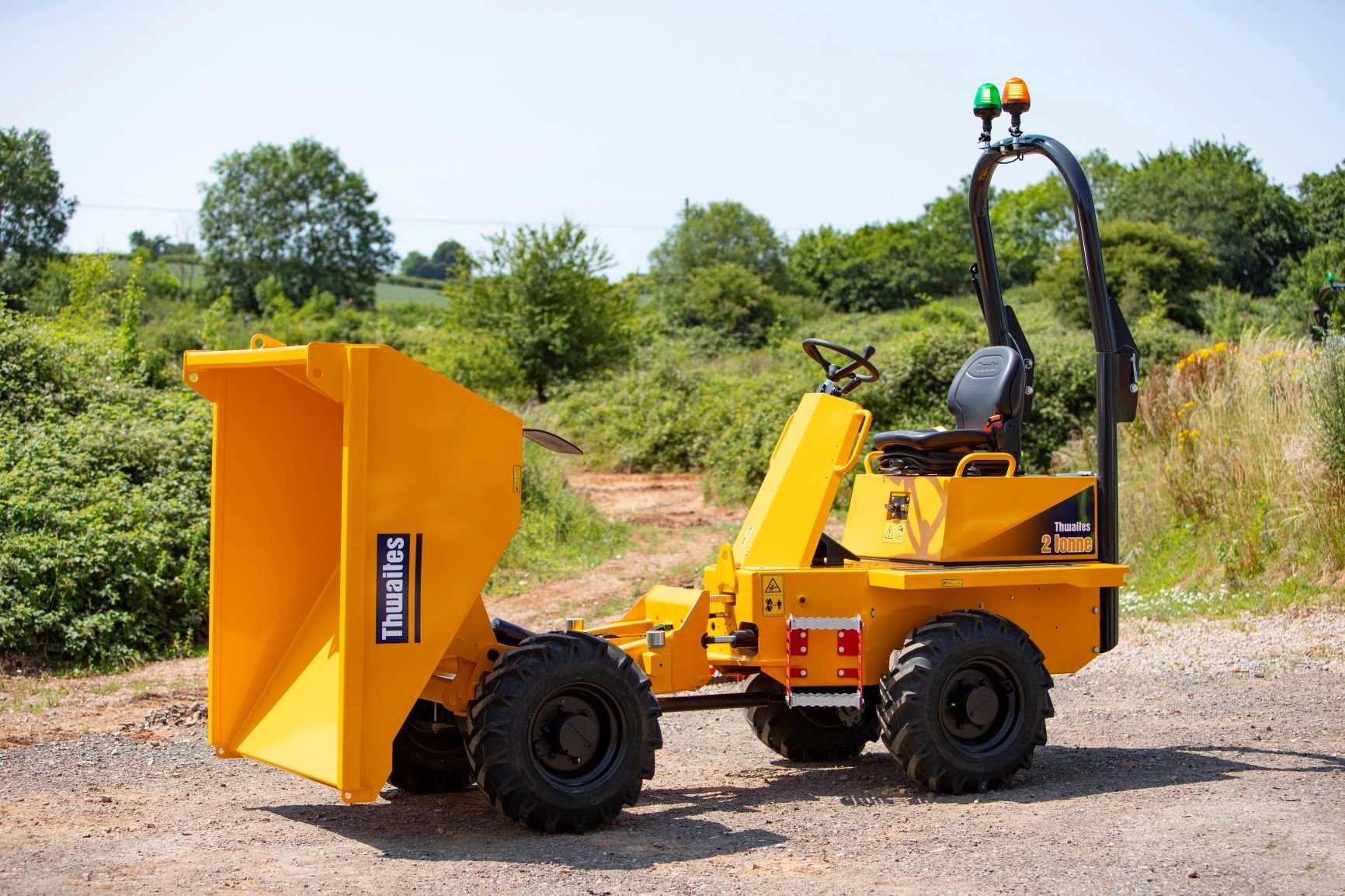 Thwaites 2 tonne front tip dumper,