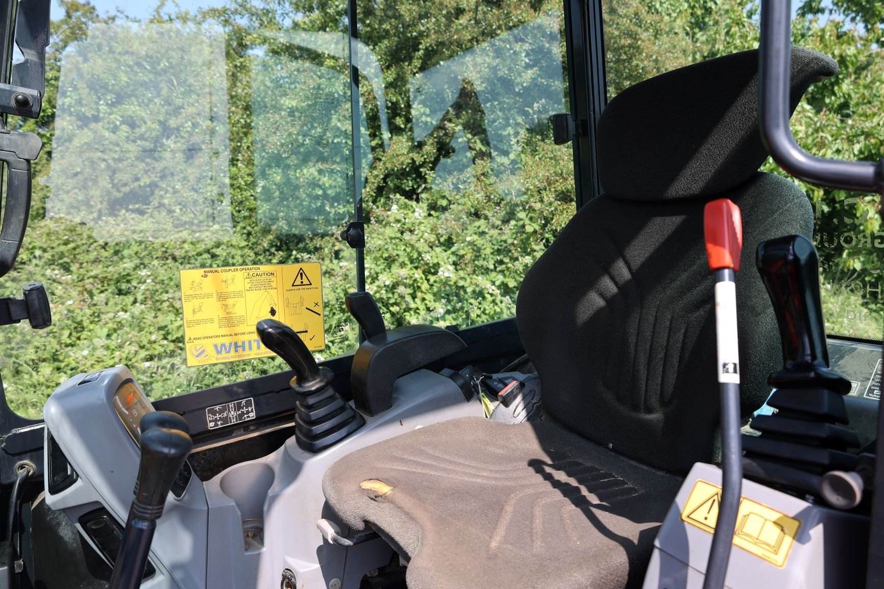 11048627 Kubota KX027-4 inside the cab