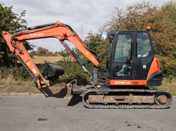 11049320 Kubota KX080-4a left side