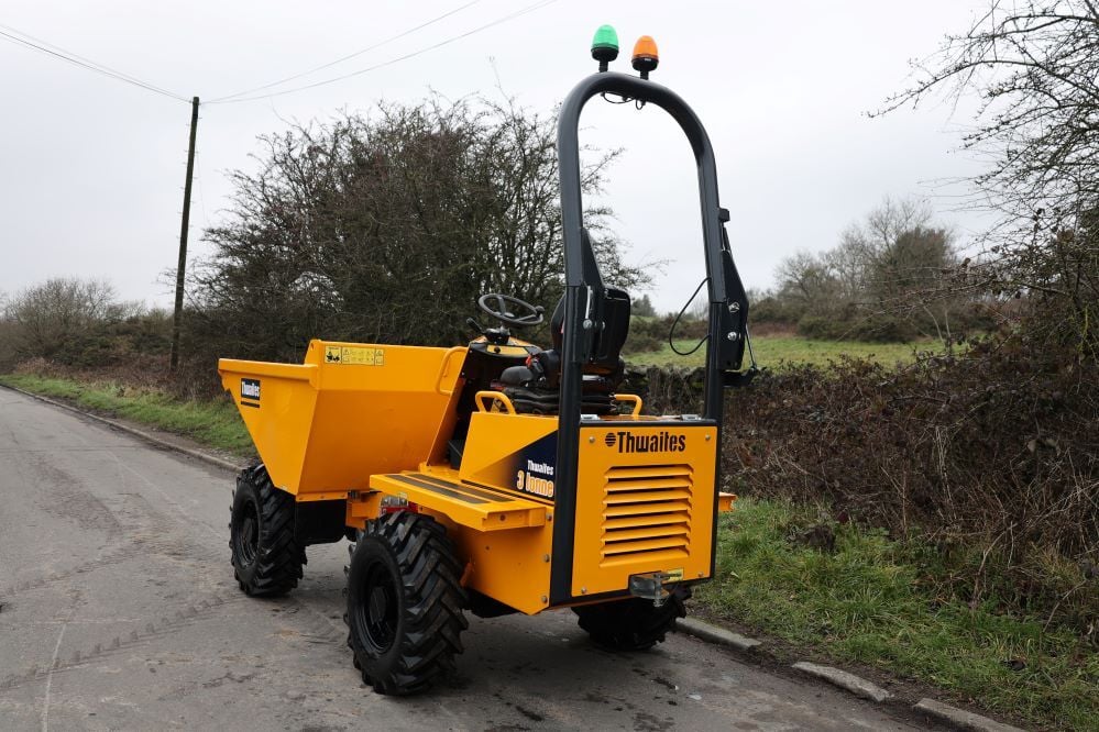 Thwaites 3 ton dumper left rear