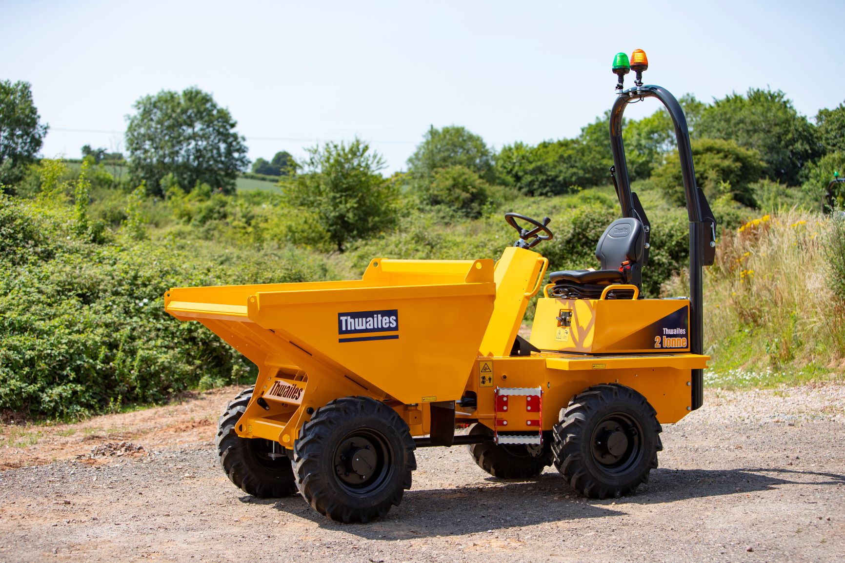 Thwaites 2 tonne front tip dumper,